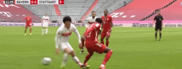 世界杯高清观看-【德甲】戴维斯吃红 莱万戴帽十人拜仁4比0斯图加特